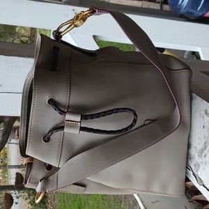 Dooney & Bourke medium Florentine leather  Hattie drawstring